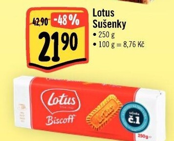 Sušenky Biscoff Lotus