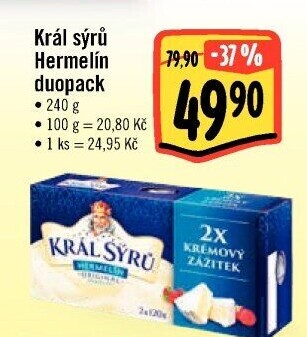 Sýr Hermelín Král sýrů