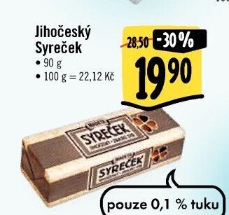 Sýr Syreček Jihočeský Madeta