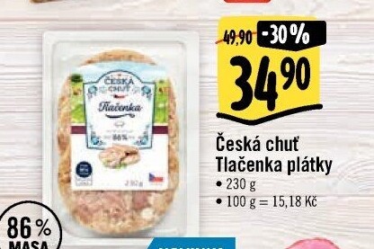 Tlačenka Česká chuť