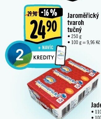 Tvaroh tučný Jaroměřický