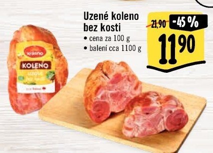 Uzené koleno bez kosti Krásno