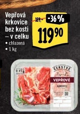Vepřová krkovice bez kosti Albert