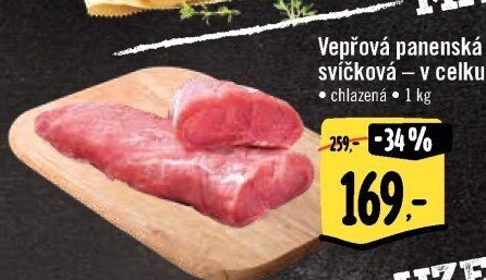 Vepřová panenská svíčková