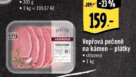 Vepřová pečeně na kámen Albert