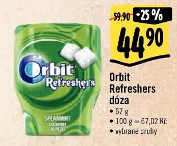 Žvýkačky Refreshers Orbit
