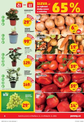 akční leták Penny Market 4.11.2021-10.11.2021