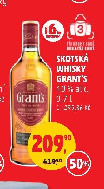 Skotská whisky Grant's