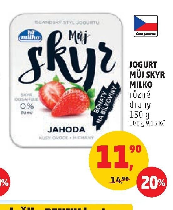 Jogurt Můj Skyr Milko