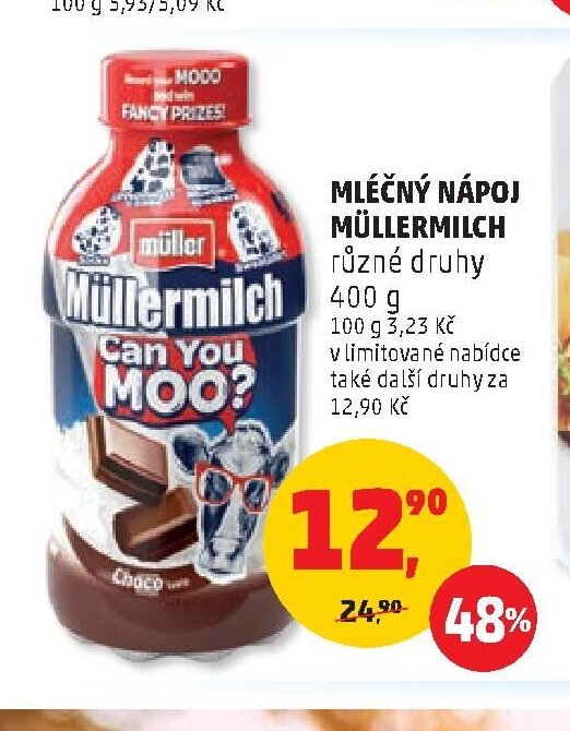 Mléčný nápoj Müllermilch