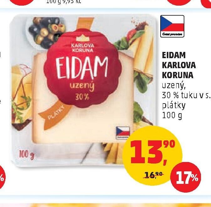 Eidam Karlova Koruna uzený