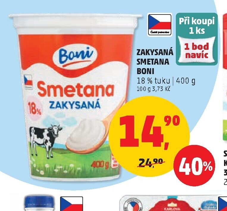 Zakysaná smetana Boni