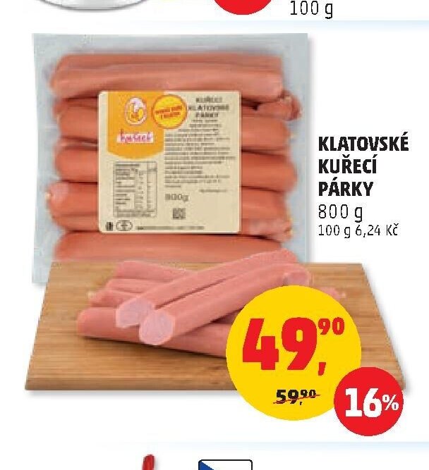 Klatovské kuřecí párky