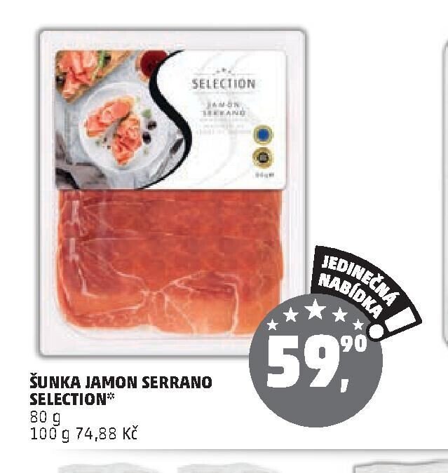 ŠUNKA JAMON SERRANO SELECTION*