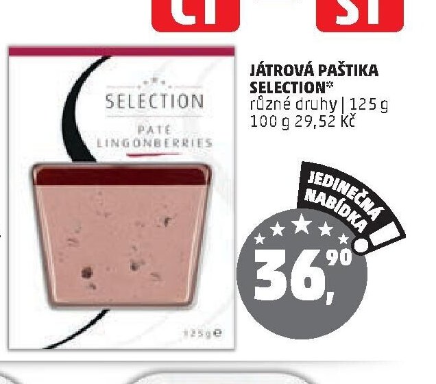 JÁTROVÁ PAŠTIKA SELECTION*