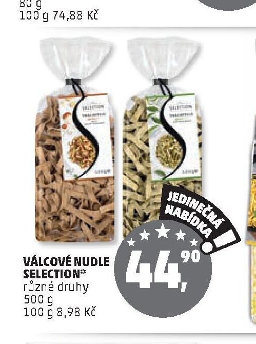 VÁLCOVÉ NUDLE SELECTION*