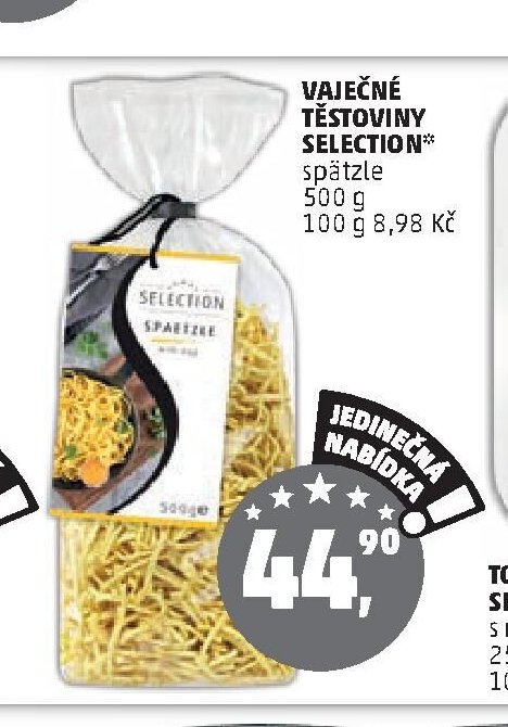 VAJEČNÉ TĚSTOVINY SELECTION*