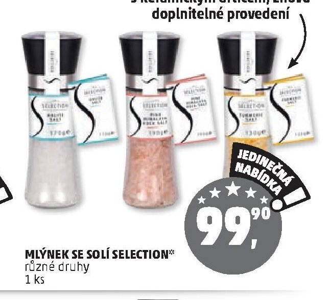 MLÝNEK SE SOLÍ SELECTION*