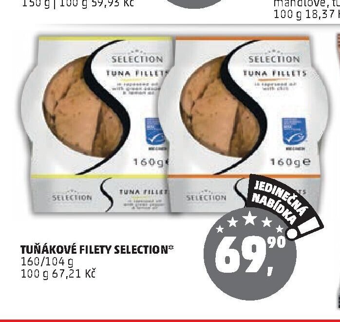 TUŇÁKOVÉ FILETY SELECTION*