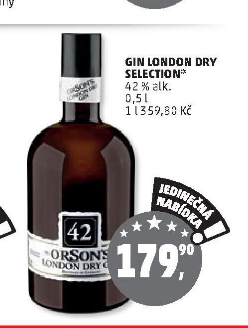 GIN LONDON DRY SELECTION*