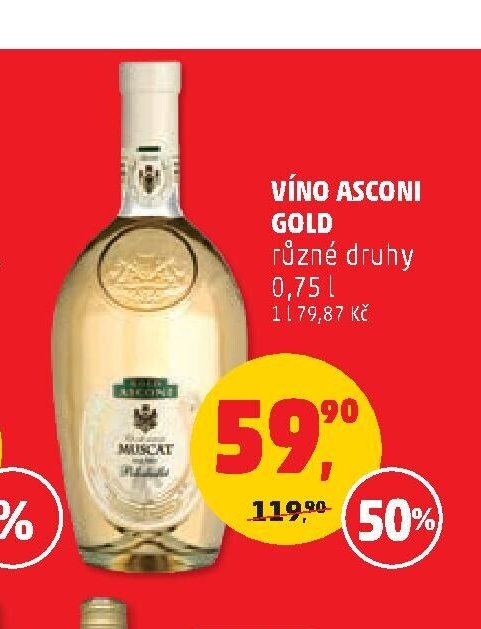 Víno Asconi Gold