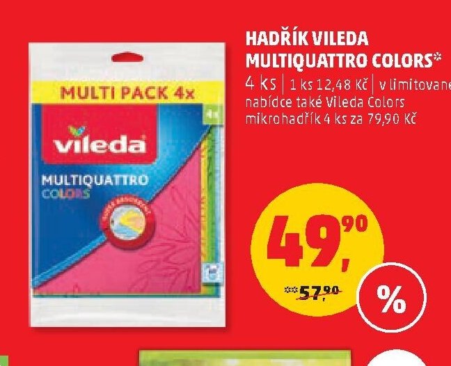 Hadřík Vileda Multiquattro Colors