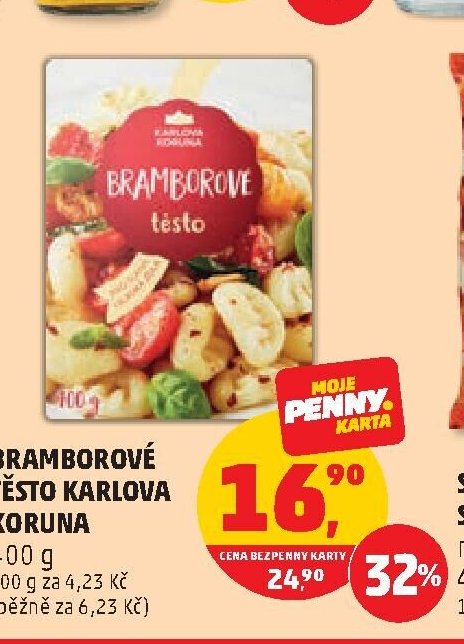 BRAMBOROVÉ TĚSTO KARLOVA KORUNA