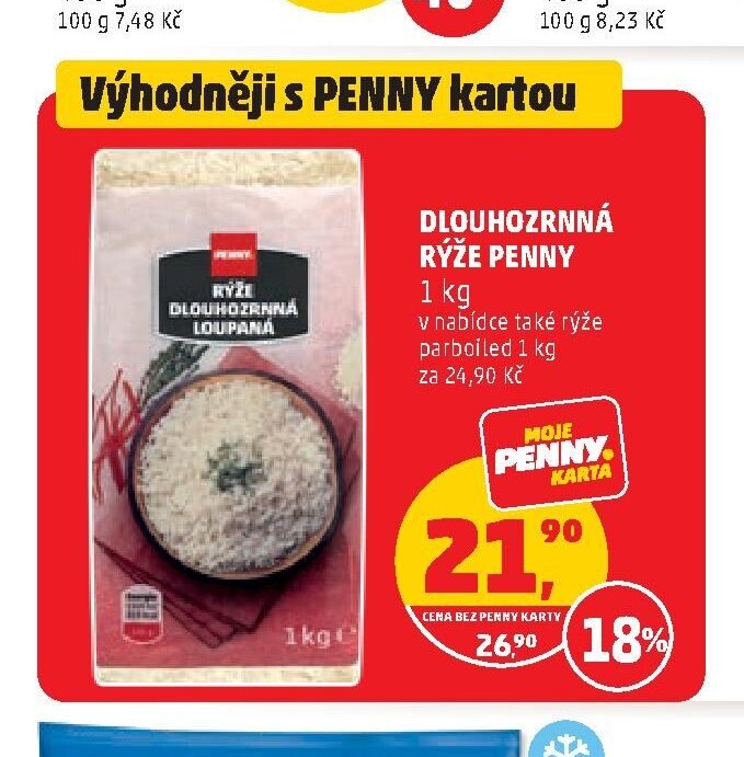 Dlouhozrnná rýže Penny
