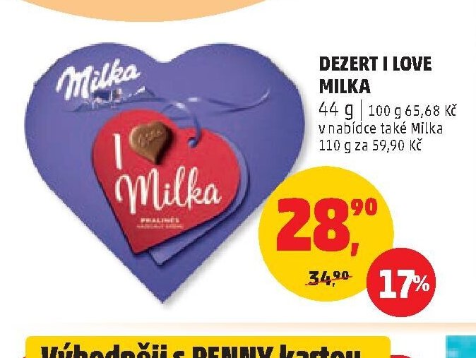 Dezert I Love Milka