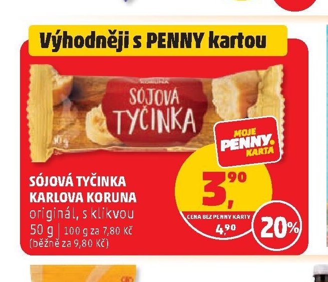 Sójová tyčinka Karlova Koruna