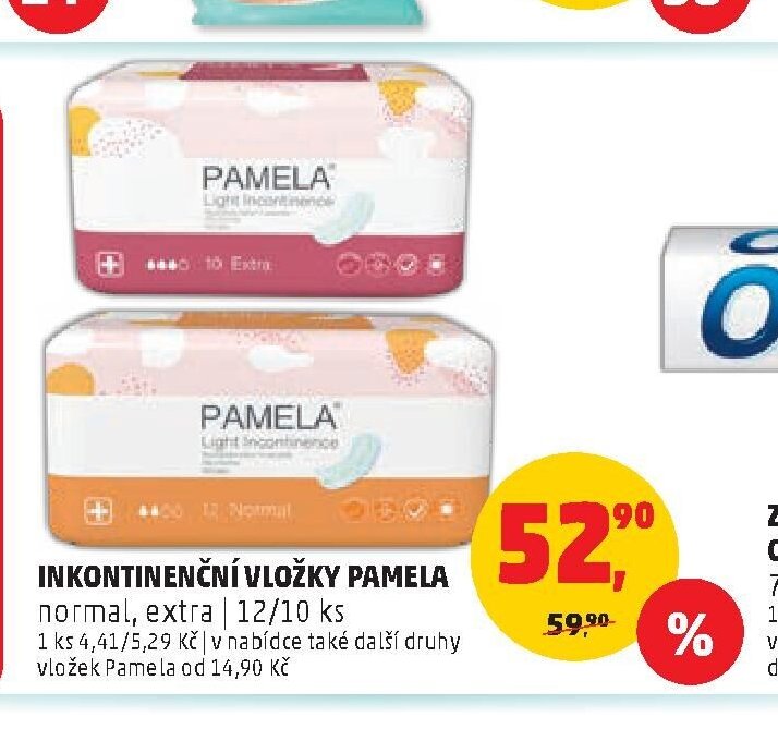 Inkontinenční vložky Pamela