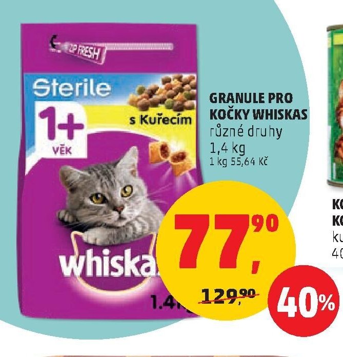 Granule pro kočky Whiskas