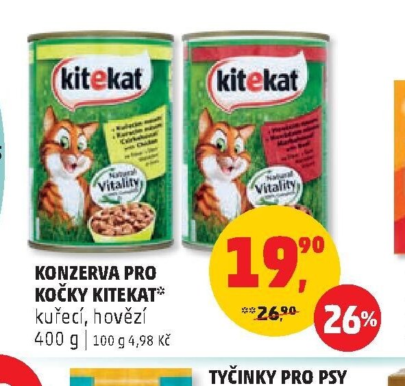 Konzerva pro kočky Kitekat