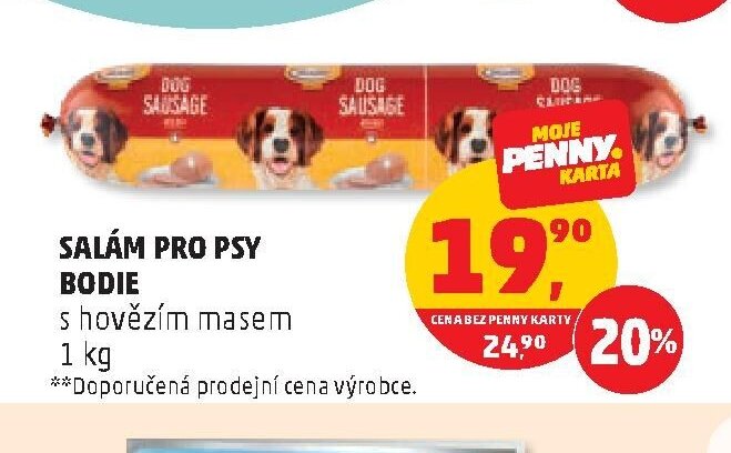 Salám pro psy Bodie