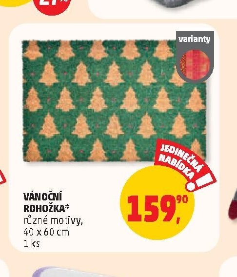 Vánoční rohožka