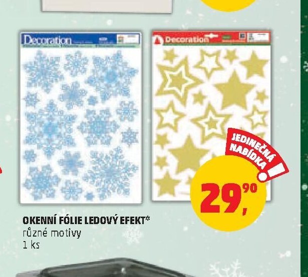 OKENNÍ FÓLIE LEDOVÝ EFEKT