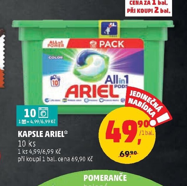 Kapsle Ariel 10 ks