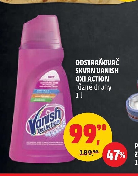 Odstraňovač skvrn Vanish Oxi Action 1 l