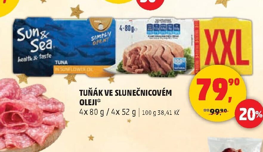 Tuňák ve slunečnicovém oleji Sun & Sea