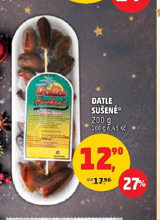 DATLE SUŠENÉ 200 g