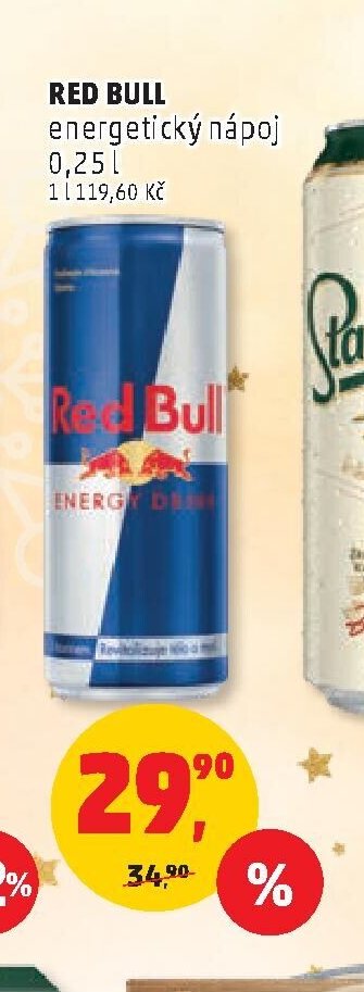 RED BULL energetický nápoj 0,25 l