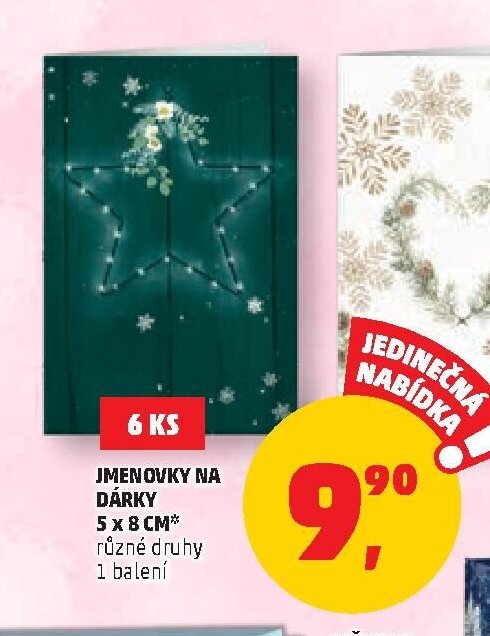 JMENOVKY NA DÁRKY