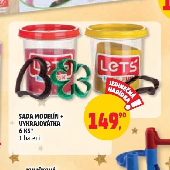 Sada modelín + vykrajovátka