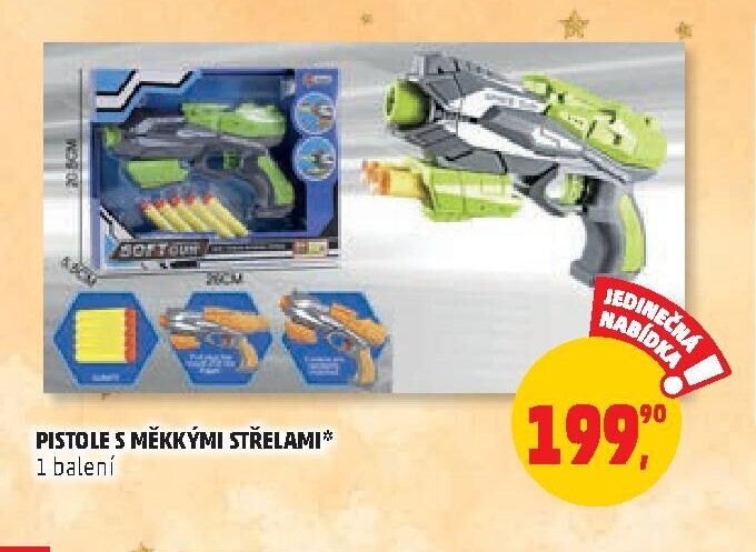 PISTOLE S MĚKKÝMI STŘELAMI