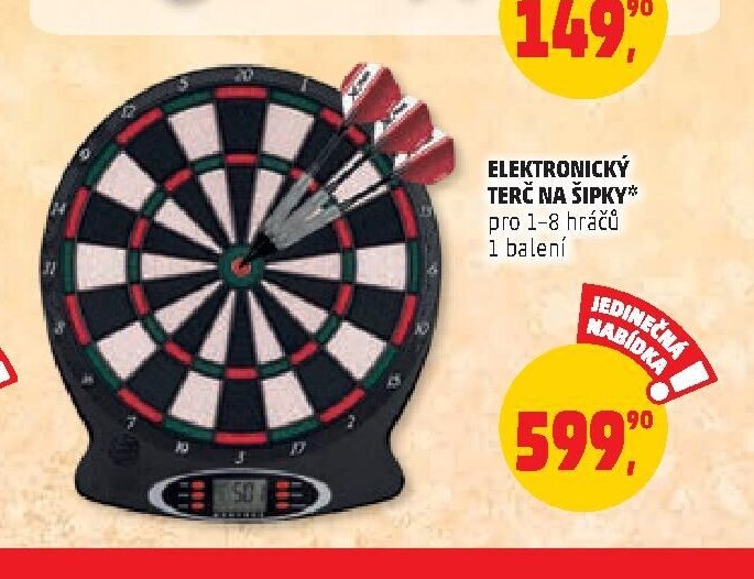 ELEKTRONICKÝ TERČ NA ŠIPKY