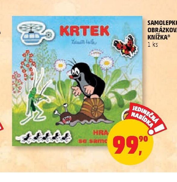 Samolepková obrázková knížka