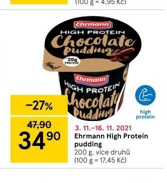 Ehrmann High Protein pudding 200g