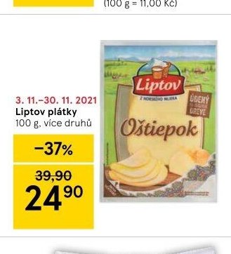 Liptov plátky 100g