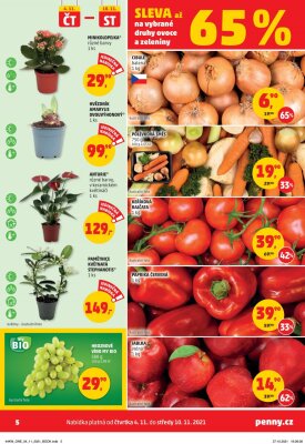 akční leták Penny Market 4.11.2021-10.11.2021