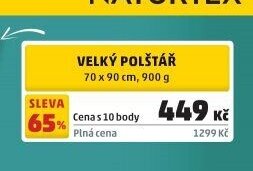 VELKÝ POLŠTÁŘ 70 x 90 cm, 900 g